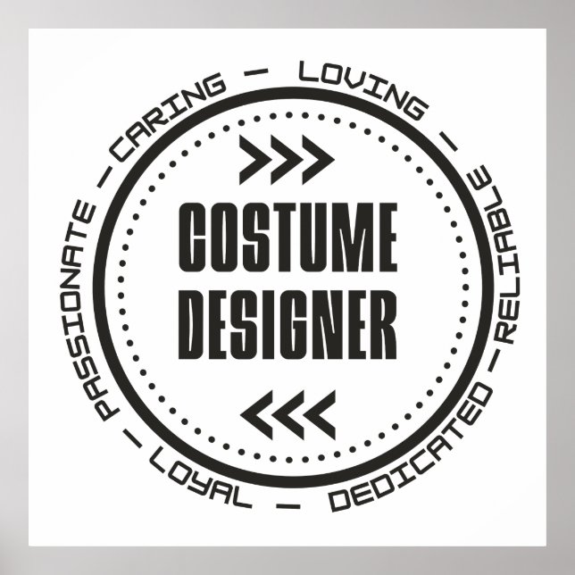 Poster Incrível Costume Designer (Frente)