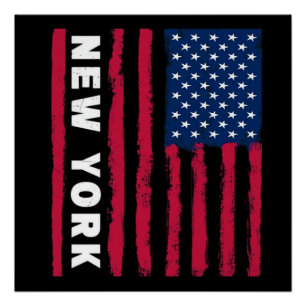 Pôster Incrível Nova York EUA Estados Unidos América Amér