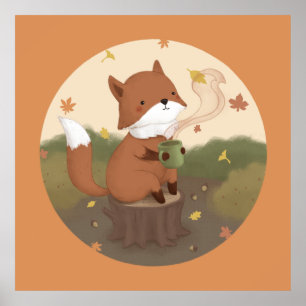 Poster Incrível outono: Fox