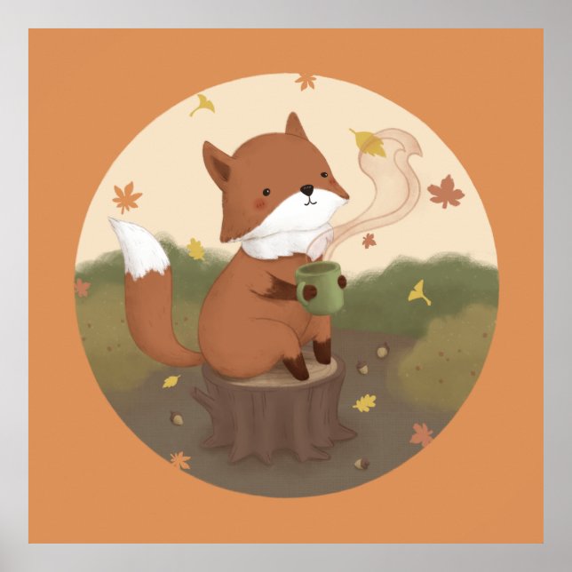 Poster Incrível outono: Fox (Frente)