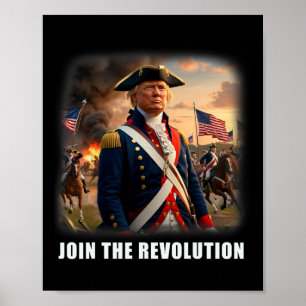 Poster Incrível Revolução Patriótica Trump 2024 President