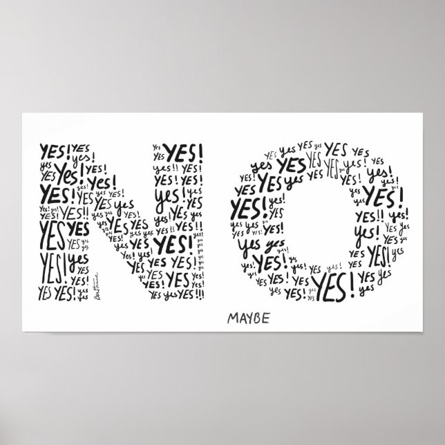 Pôster Indeciso (Frente)