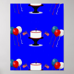 Poster Independence day celebrations themed