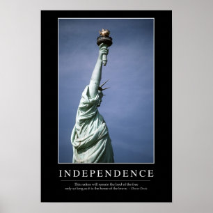 Pôster Independência: Citações inspiradas 1