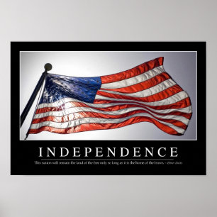 Pôster Independência: Citações inspiradas 2