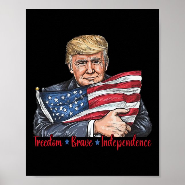 Poster Independência Livre e Corajosa (Frente)
