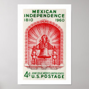 Pôster Independência mexicana 1810 1960