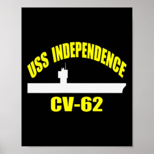 Poster Independência Uss Cv-62 Aviões Transportadores Pai