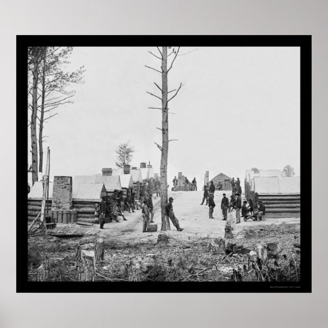 Pôster Independent Cavalry Company em Oneida, NY 1865 (Frente)