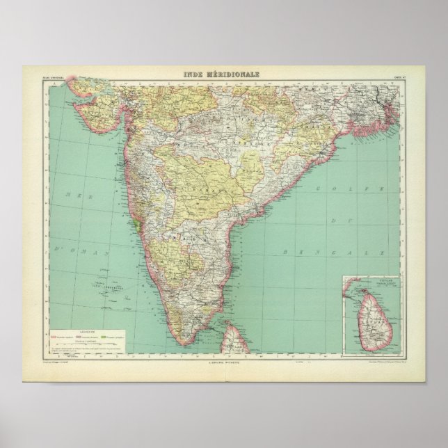 Poster India and Sri Lanka 2 (Frente)