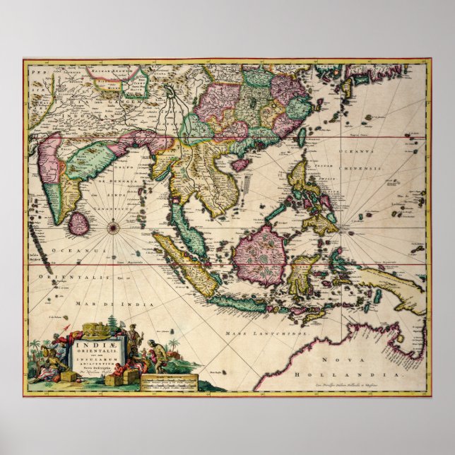 Poster Índia e Ceilão para a Austrália (Frente)