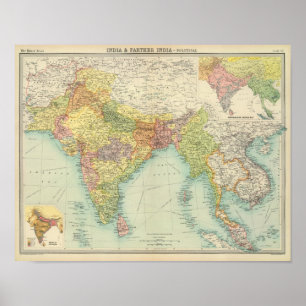 Pôster India & India mais distante políticos