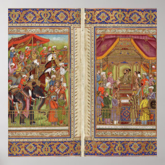 Poster Índia Mughal Índia Islã Muçulmana Arte Muçulmana I