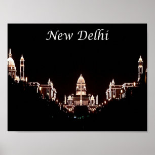 Poster Índia - Nova Deli - Rashtrapati Bhavan -