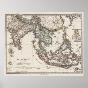 Poster Índia Oriental