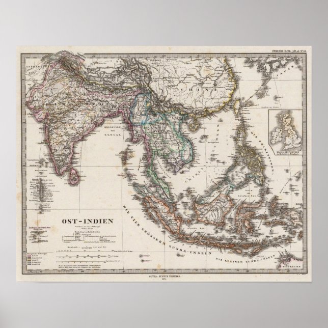 Poster Índia Oriental (Frente)