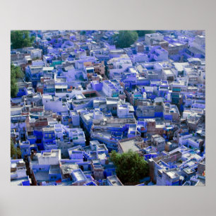 Pôster ÍNDIA, Rajasthan, Jodhpur: Cidade Azul de Jodhpur