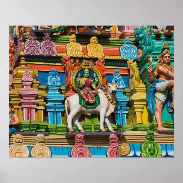 Poster ÍNDIA, Tamil Nadu, Chennai: Kapaleeshwarar (Frente)