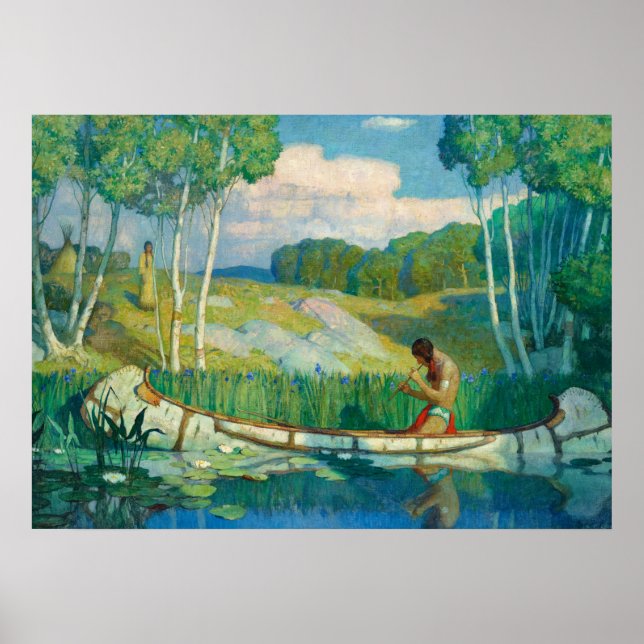 Poster Indian Love Call, 1927, por Newell Convers Wyeth (Frente)