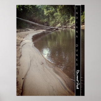 Poster Indiana Dunes National Park Scenic Creek Foto