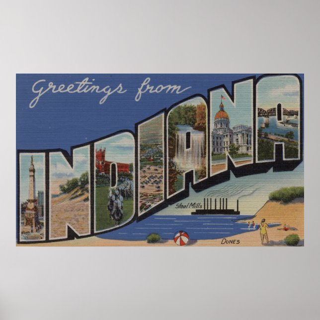 Pôster Indiana (siderurgia/areia duna) (Frente)