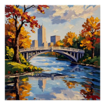 Indianapolis White Bridge Over the White River