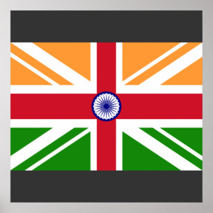 Poster Indiano Anglo Indentity, India
