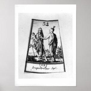 Poster Indianos Iroquois