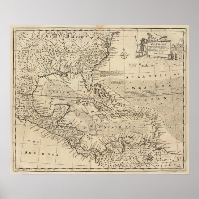 Pôster Índias Ocidentais (Frente)