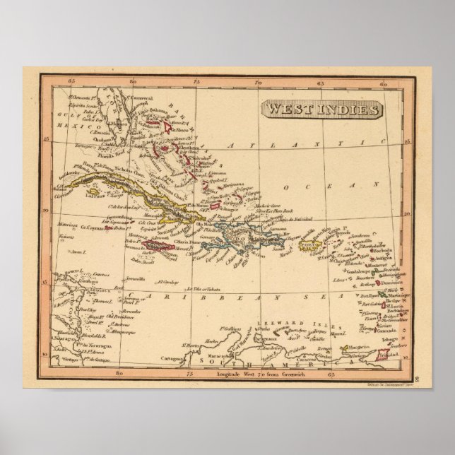 Pôster Índias Ocidentais 22 (Frente)