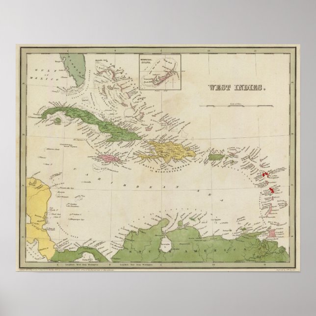 Pôster Índias Ocidentais 23 (Frente)