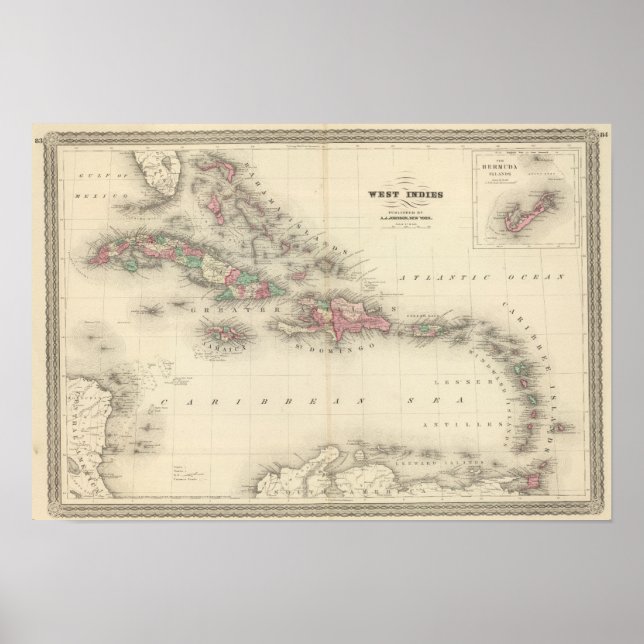 Pôster Índias Ocidentais 5 (Frente)