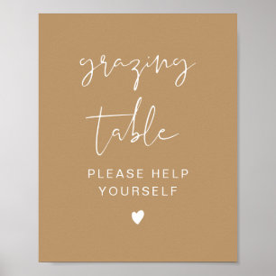 Poster INDIE Modern Boho - Sinal de Mesa