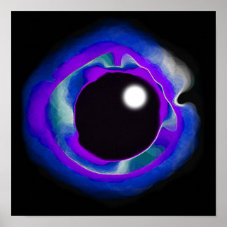 Poster Indigo Eye Void