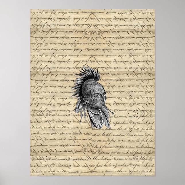 Pôster Índio americano (Frente)