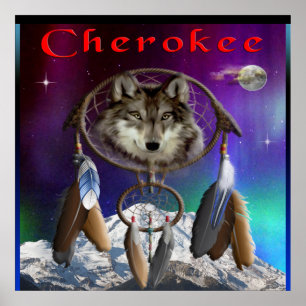 Poster índio Cherokee