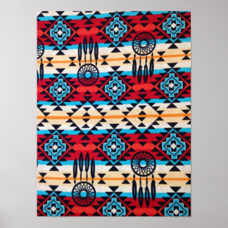 Poster Índio noroeste americano nativo