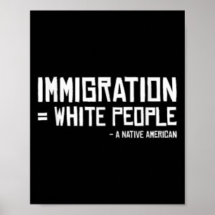 Poster Índio Tribo Imigrantes Brancos Pessoas Nativas Ame
