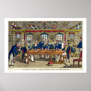 Poster Indique a cabine, a saída de Newcome após o