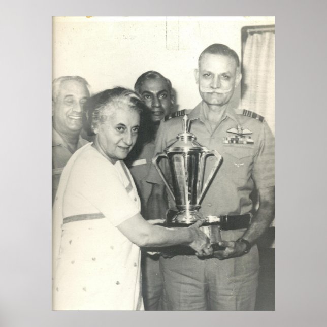 Pôster Indira Gandhi (Frente)