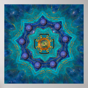 Poster Indira Star Print