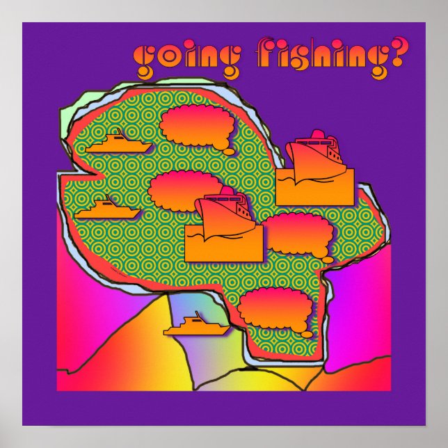 Poster Indo Pescar? Diversão de Pescador (Frente)