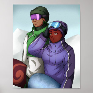 Poster Indo Snowboard