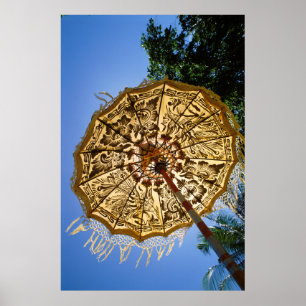 Poster Indonésia, Bali Guarda-Chuva de Templo