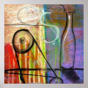 Poster industrial da máquina da alquimia