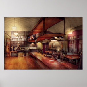 Pôster - Industrial - roupa feita costurada Sewing