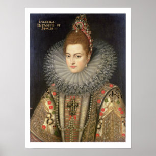 Pôster Infanta do Eugenia de Isabella Clara 1566-1633)