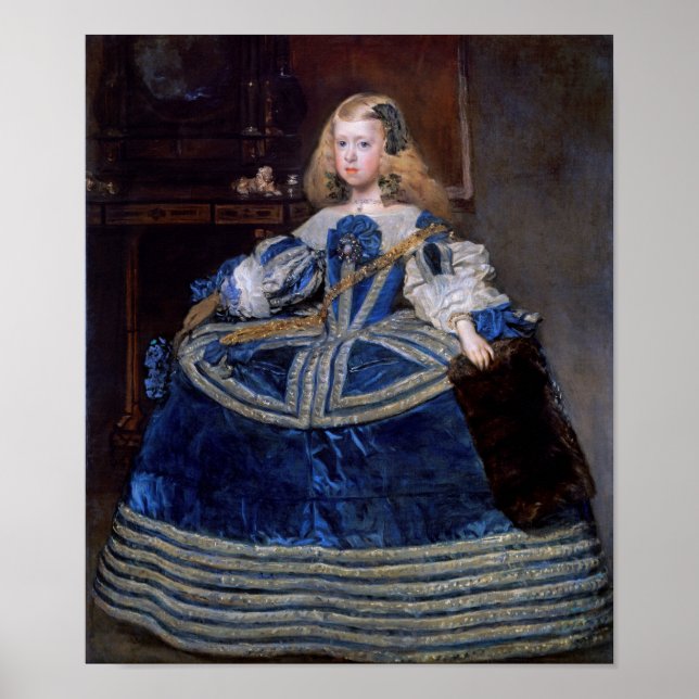 Poster Infanta Margarita Teresa Blue Dress, Velazquez (Frente)