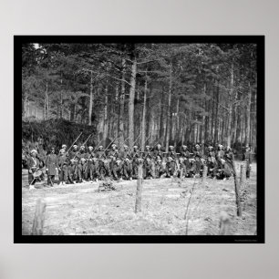 Poster Infantaria 1864 de Zouaves