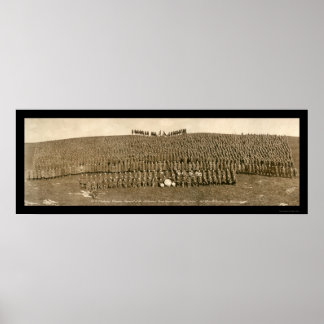 Poster Infantry Camp Devens Photo 1918